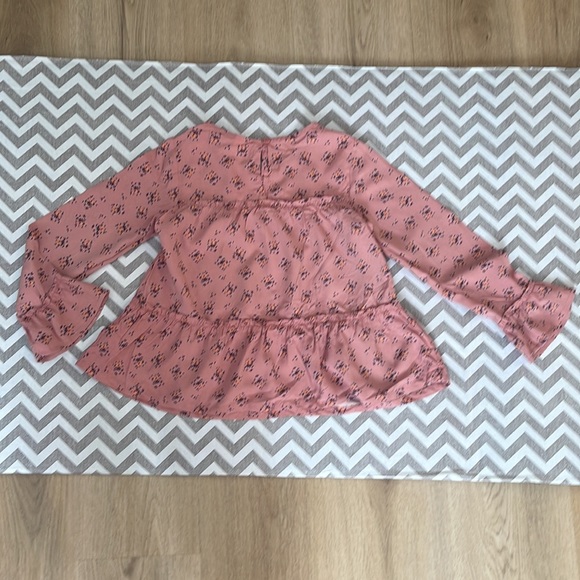 Girls Flower Blouse size 7 - Picture 6 of 12